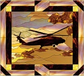 Stained Glass Pattern-Copter